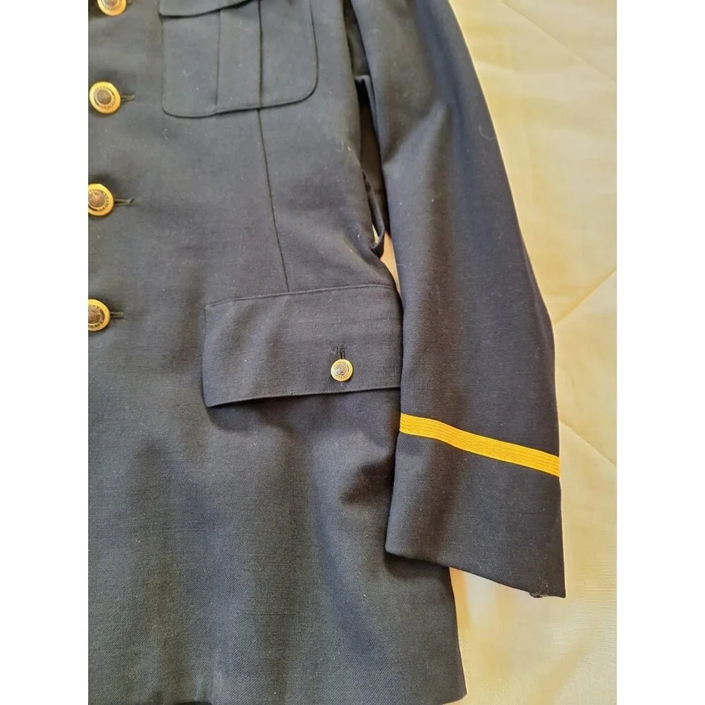 Vintage Wisconsin American Legion Uniform Jacket Patches Buttons Navy Blue - Picture 2 of 10